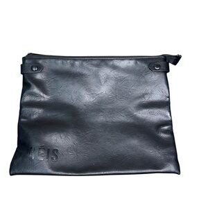 BEIS Midnight Black snap in Toiletry storage Bag
